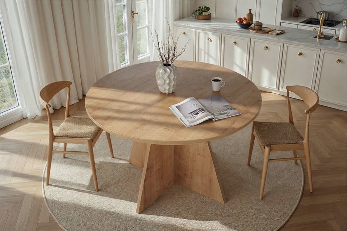 Hanah Home Mesa de Comedor Roble Zafiro Hanah Home Mesa de Comedor Roble Zafiro